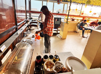 Hotel with buffet breakfast and dinner in patna